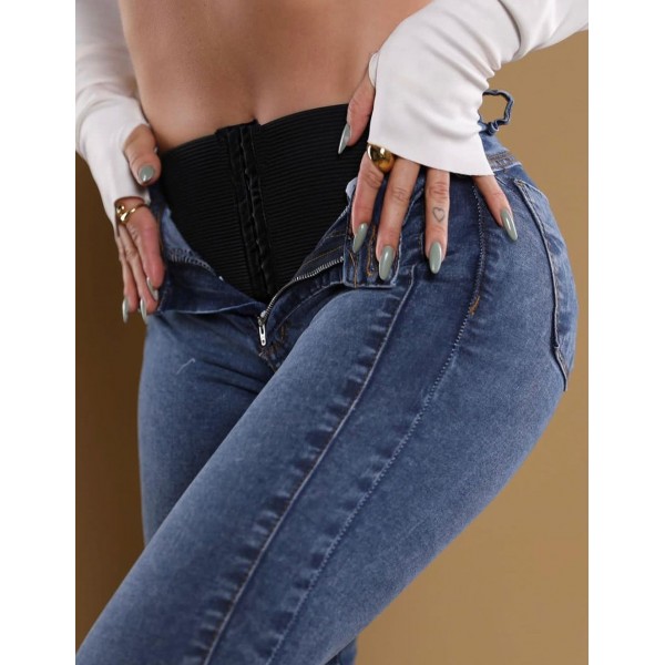 Calça Jeans modeladora lipo e empina bumbum  Skinny